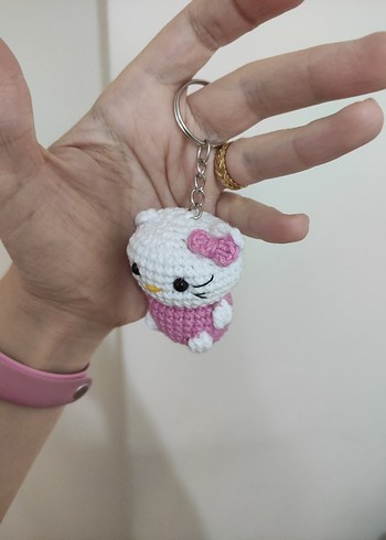 Hello kitty çanta süsü charm anahtarlık sevimli hediye - Görsel 2