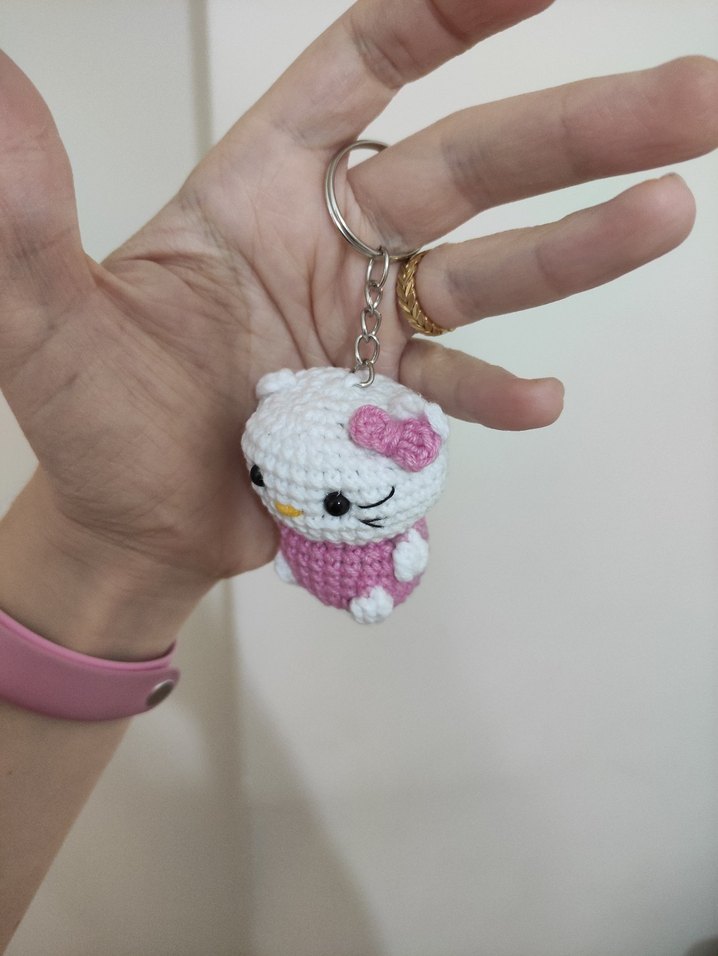 Hello kitty çanta süsü charm anahtarlık sevimli hediye - Görsel 2