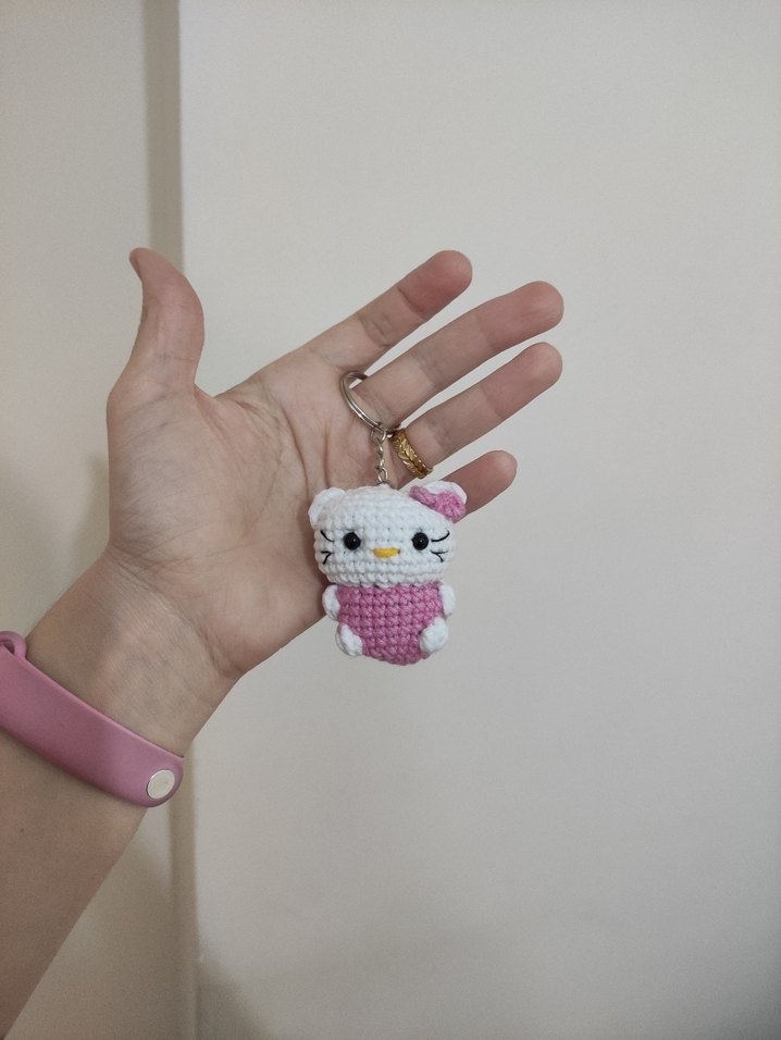 Hello kitty çanta süsü charm anahtarlık sevimli hediye - Görsel 3