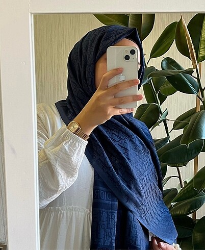 Dior çift taraflı kaşmir şal