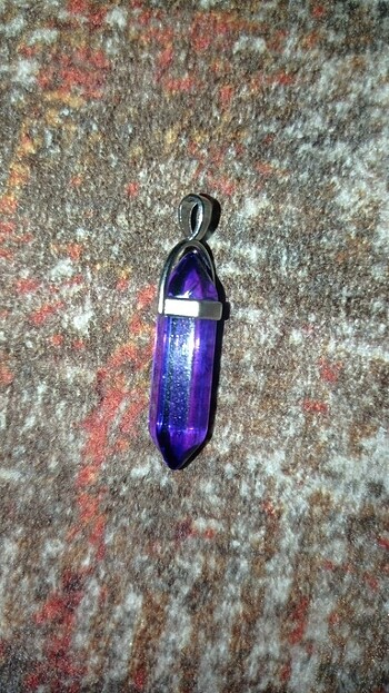 Mor kolye ucu Ali Baba zincir hediye - Görsel 2