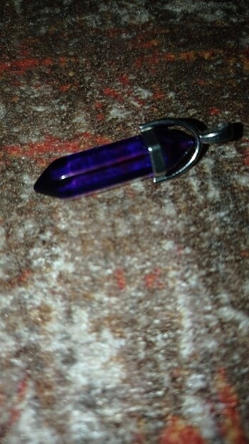 Mor kolye ucu Ali Baba zincir hediye - Görsel 3