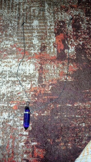 Mor kolye ucu Ali Baba zincir hediye - Görsel 5