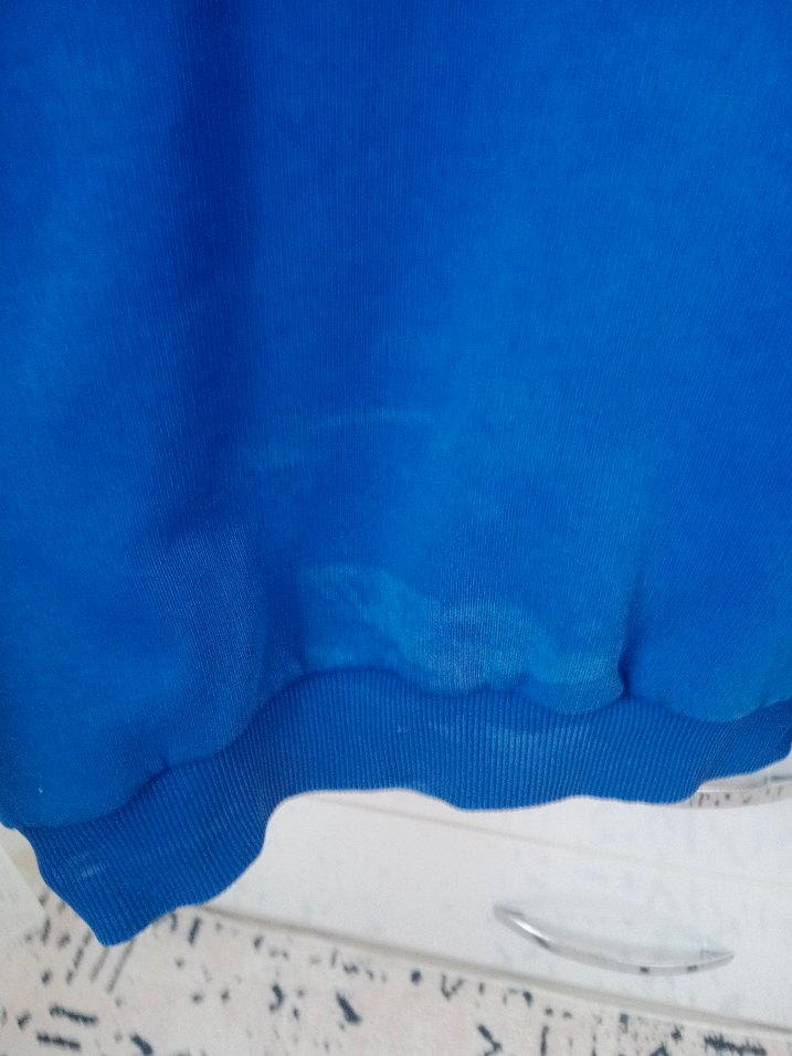 Kadın Mavi Oversize Sweatshirt - Görsel 2