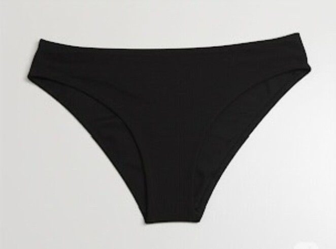 Siyah lazer kesim String Tanga 3,lü