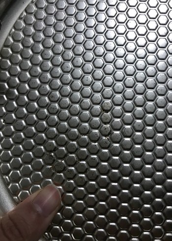 Gri Metal Yuvarlak Tepsi - Görsel 2