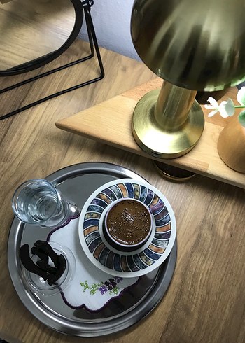 Gri Yuvarlak Sunum tepsısı - Görsel 2