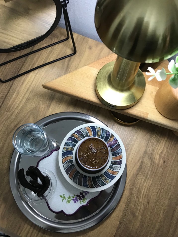 Gri Yuvarlak Sunum tepsısı - Görsel 2