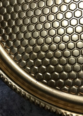 Altın Renkli Parlak Tepsi Seti - Görsel 2