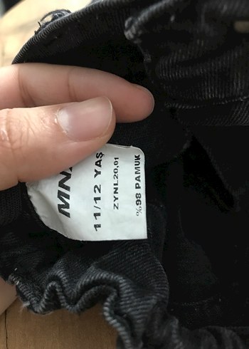 Siyah Tokalı Kadın Denim Midi Etek .5,7 yasa daha uygundur - Görsel 3