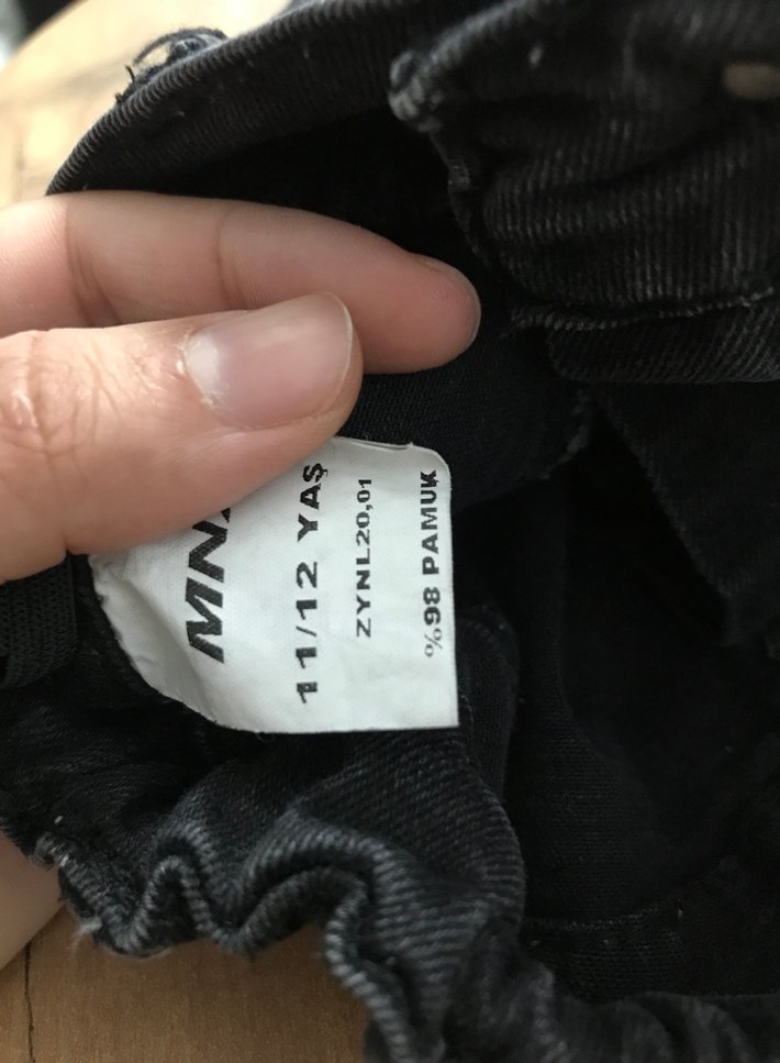 Siyah Tokalı Kadın Denim Midi Etek .5,7 yasa daha uygundur - Görsel 3