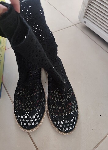Yazlik çizme Espadril