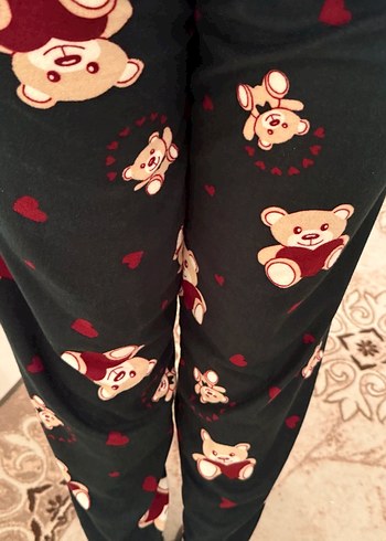 Pijama Altı Yüksek Bel Geniş Kalıp