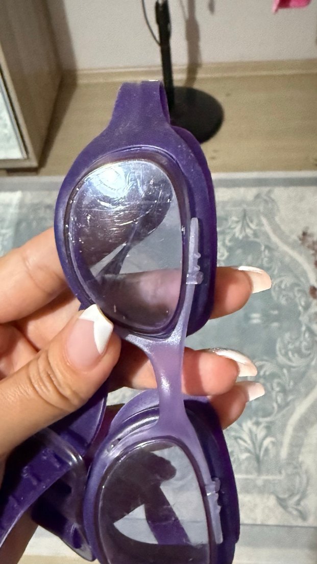 Mor Tokalı Yüzücü Gözlüğü - Görsel 2