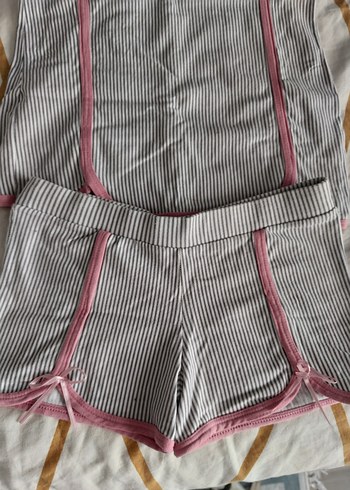 Penti Gri Mini Atlet ve Şort Pijama Takımı