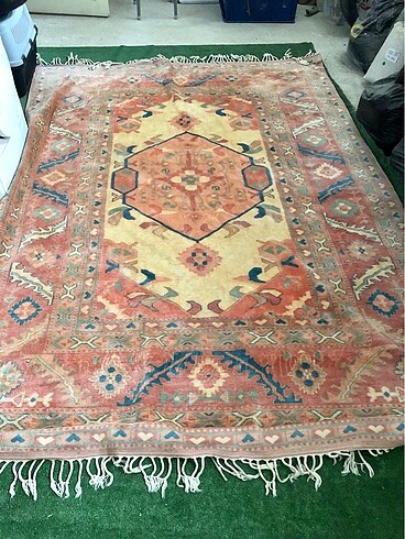 Diğer ANTİK DARBAZ EL DOKUMASI SAF YÜN HALI 5.72 METRE KAREDİR