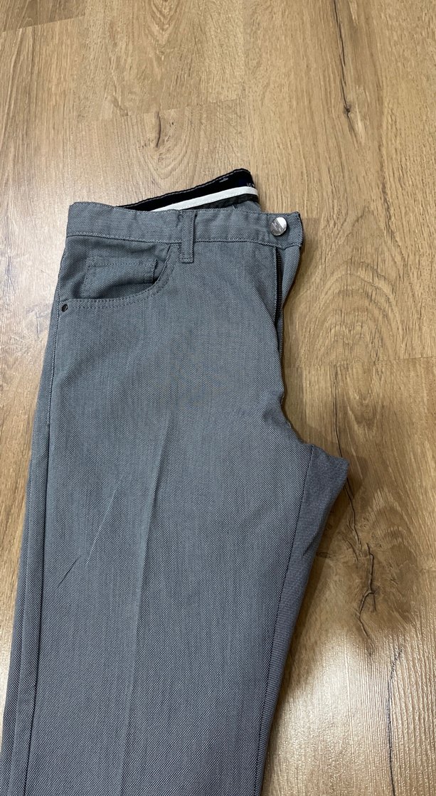 Gri Regular Fit Denim Erkek Pantolon - Görsel 5