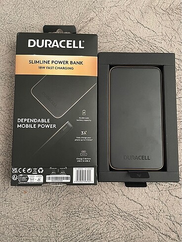 Duracell 10000 slimline 18W