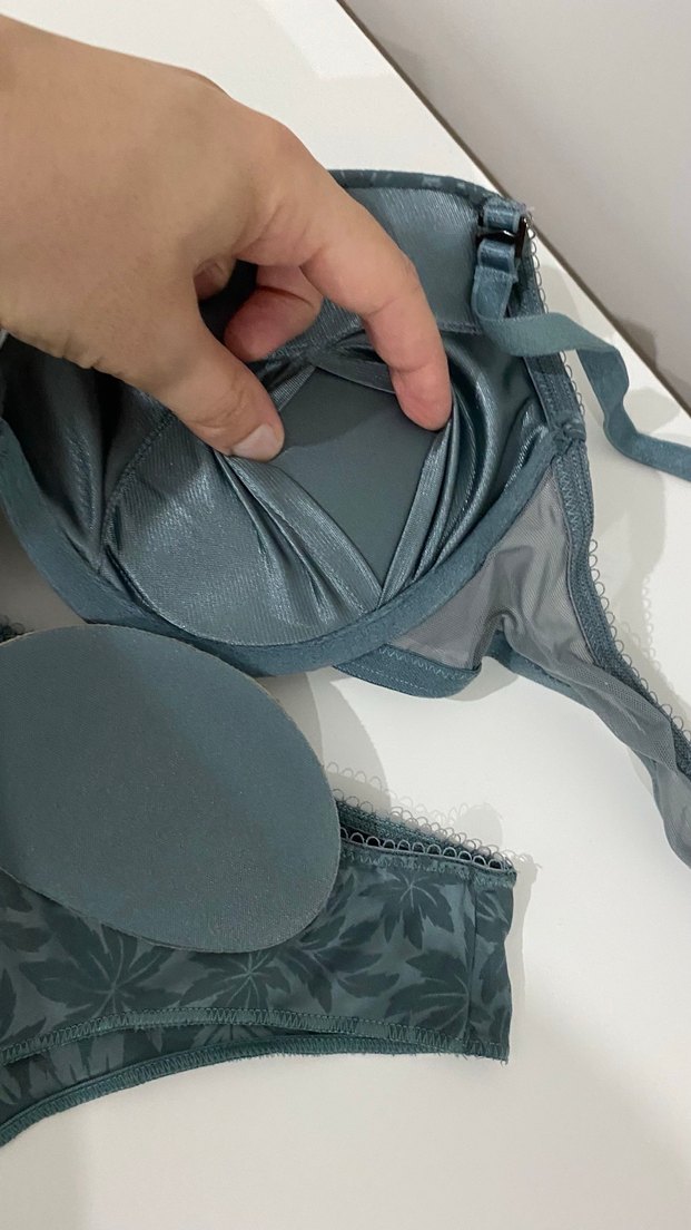 Çağdaş Parisli Yeşil Sütyen Takımı - Görsel 4