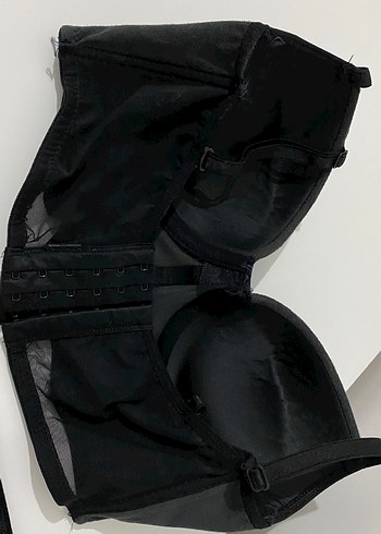 Siyah Dantel Goth Mini Sütyen - Görsel 3