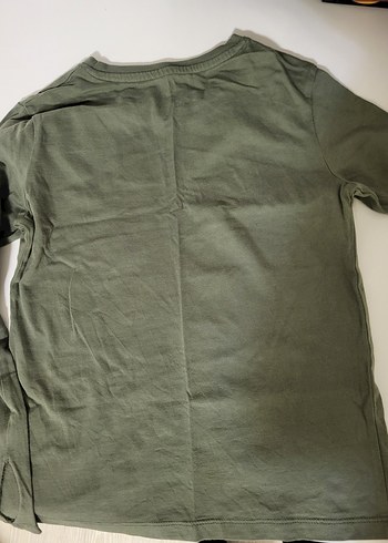 Çocuk Uzun Kollu Haki Renkli Badi - Görsel 3