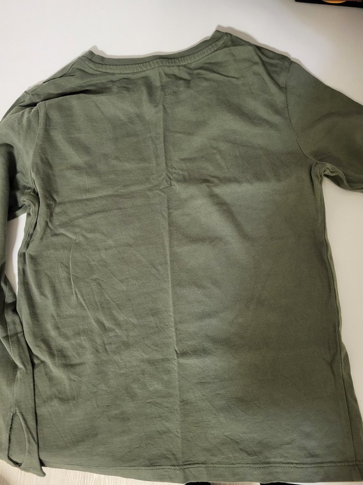 Çocuk Uzun Kollu Haki Renkli Badi - Görsel 3