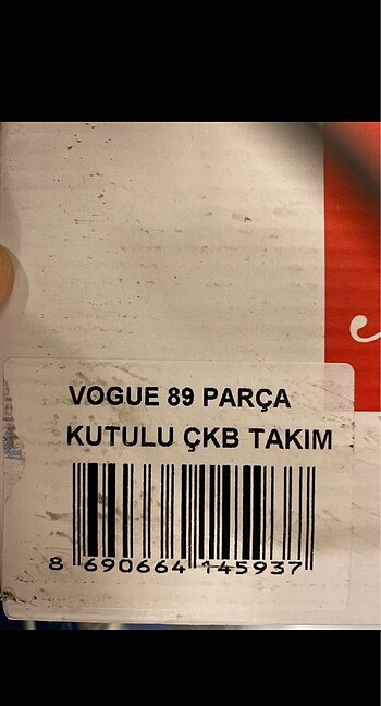  Beden gri Renk Aryıldız çkb 89 parça vogue model