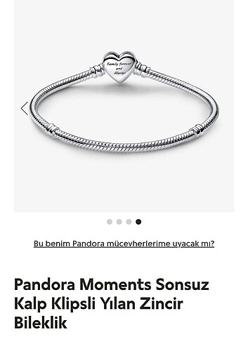 Pandora Pandora bileklik (Orjinal)