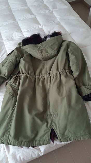 içi çıkarılabilir kürklü parka - Görsel 6