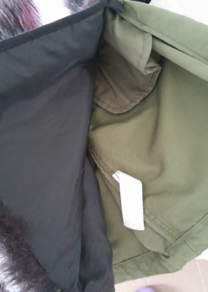 içi çıkarılabilir kürklü parka - Görsel 3