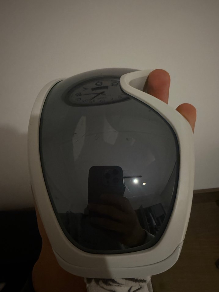 Beyaz Kayak Gözlüğü Tokalı Camlı - Görsel 3