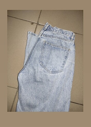 34 Beden mavi Renk trendyolmilla wide leg jean