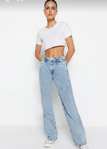 trendyolmilla wide leg jean 