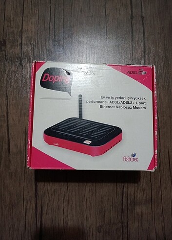 İnternet ADSL modem.Ev, Büro, Ofis.(0)Modem Hiç kullanılmadı.Ori