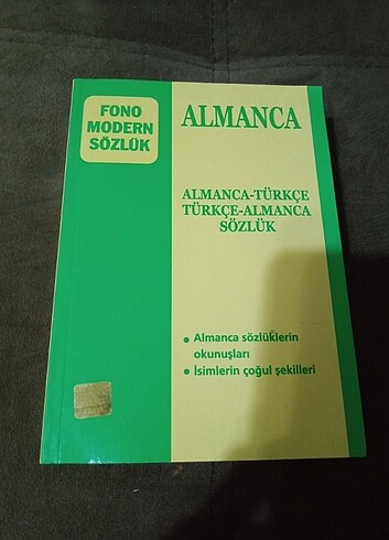Almanca- Türkçe.Türkçe-Almanca Sözlük.