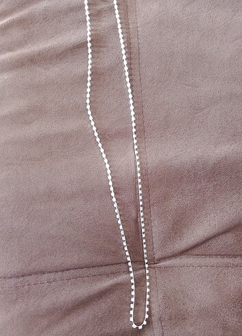 2.66 m.Kaliteli Kristal Taşlı Zincir. - Görsel 9