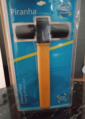 (0) Yeni Kaliteli Direksiyon Kilidi Piranha.