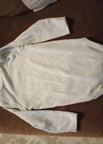 Hello Baby 2 Yaş.Gri Uzun Kollu Bebek Body.Çıtçıtlı. - Görsel 16