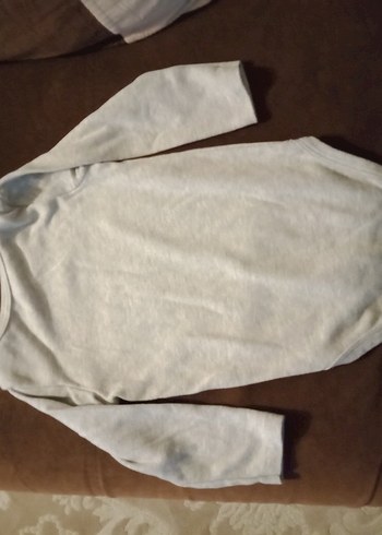 Hello Baby 2 Yaş.Gri Uzun Kollu Bebek Body.Çıtçıtlı. - Görsel 17