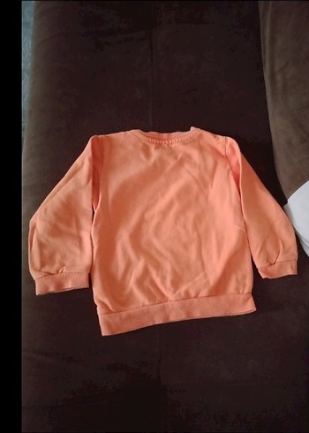 Hello Baby 2 yaş.Turuncu Baskılı Kız Erkek Sweatshirt - Görsel 8