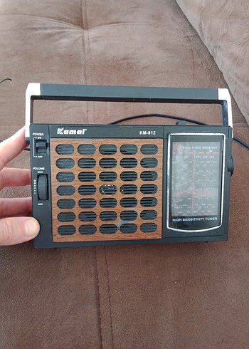 Kamal KM-812 Kahverengi Radyo Tahmini 30 yıllık. - Görsel 7