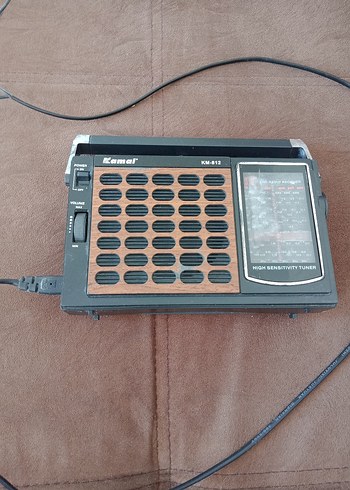Kamal KM-812 Kahverengi Radyo Tahmini 30 yıllık. - Görsel 8