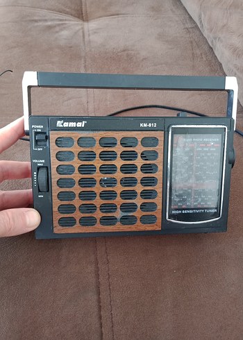 Kamal KM-812 Kahverengi Radyo Tahmini 30 yıllık. - Görsel 4