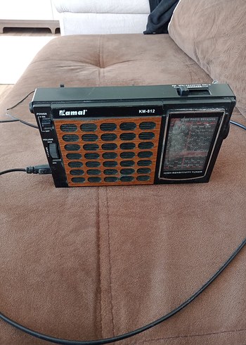 Kamal KM-812 Kahverengi Radyo Tahmini 30 yıllık. - Görsel 6