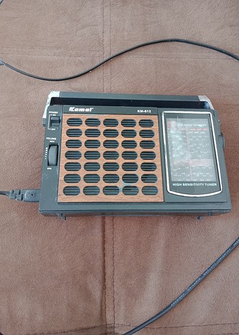 Kamal KM-812 Kahverengi Radyo Tahmini 30 yıllık. - Görsel 2