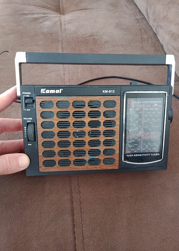Kamal KM-812 Kahverengi Radyo Tahmini 30 yıllık. - Görsel 3