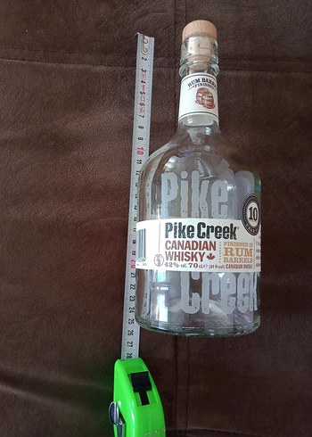 Pike Creek Canadıan Whisky Şişesi.Kanada Viskisi şişesi Orijinal - Görsel 15