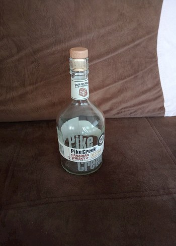 Pike Creek Canadıan Whisky Şişesi.Kanada Viskisi şişesi Orijinal - Görsel 14