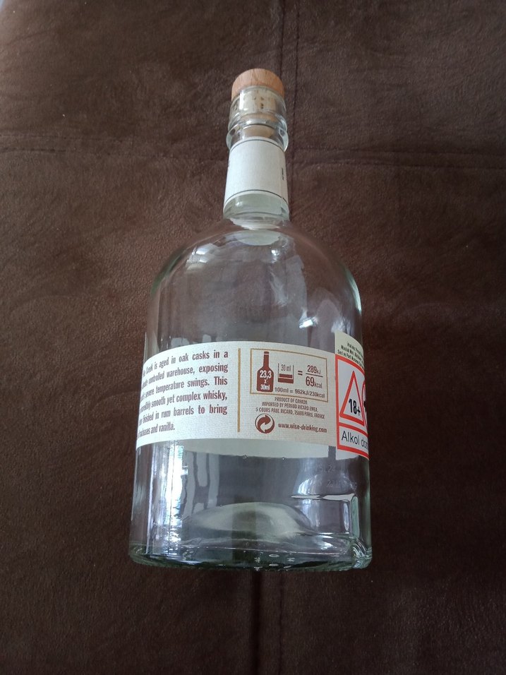 Pike Creek Canadıan Whisky Şişesi.Kanada Viskisi şişesi Orijinal - Görsel 4