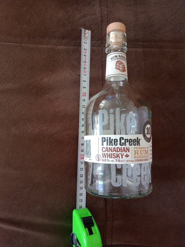 Pike Creek Canadıan Whisky Şişesi.Kanada Viskisi şişesi Orijinal - Görsel 2